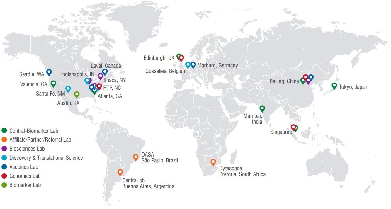 Genomics Location Map